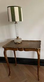 Italiaans barok tafeltje bijzettafel nachtkastje goud, Ophalen