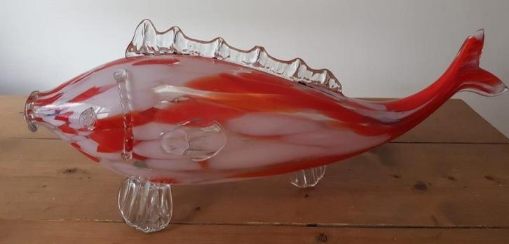 Murano glazen vis sculptuur, Antiek en Kunst, Antiek | Glas en Kristal, Ophalen of Verzenden