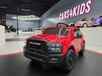 Kinderauto Dodge RAM - soft start - leren zit - met RC, Ophalen of Verzenden, Nieuw