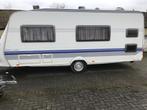 Hobby 500 KMFE , 7 persoons, caravan voortent, Caravans en Kamperen, Caravans, Lengtebed, Hobby, Bedrijf, Treinzit