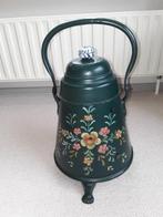 Doofpot antiek emaille beschilderd, Ophalen of Verzenden