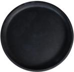 HSM Collection-Ronde Bijzettafel Drum-45x45x50-Zwart-Mango, Huis en Inrichting, Overige materialen, Minder dan 50 cm, 50 tot 75 cm