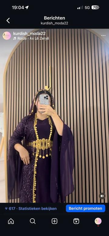 Kurdish Jurk - Prachtige Traditionele Jurk beschikbaar voor biedingen