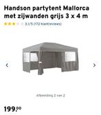Partytent met zijwanden, Ophalen, Partytent, Minder dan 4 meter, Zo goed als nieuw