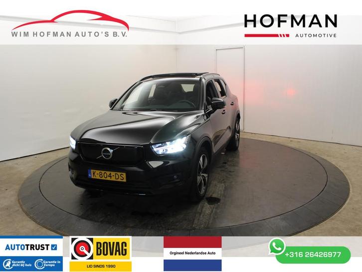 Volvo XC40 Recharge P8 AWD R-Design 408PK Warmtepomp SOH 95%, Auto's, Volvo, Bedrijf, Te koop, XC40, 360° camera, 4x4, ABS, Achteruitrijcamera
