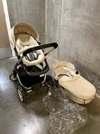 Stokke Crusi kinderwagen + buggyzit – beige – compleet, Gebruikt, Verstelbare duwstang, Ophalen, Kinderwagen
