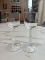 2x kristallen borrelglaasjes van Luigi Bormioli, Antiek en Kunst, Antiek | Glas en Kristal, Ophalen of Verzenden