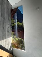 Groot aluminium wandpaneel – landschapsfoto, Huis en Inrichting, Ophalen, Gebruikt, 75 tot 100 cm, Foto of Poster