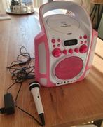 Auna karaokeset roze kinderen, Audio, Tv en Foto, Karaoke-apparatuur, Ophalen, Gebruikt, Complete set