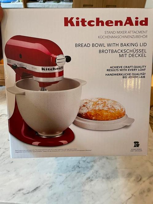 KitchenAid Broodbak kom met deksel - gloednieuw, Witgoed en Apparatuur, Keukenmixers, Nieuw, 3 snelheden of meer, Ophalen of Verzenden