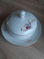 KAHLA (82) Vintage botervloot met bloemmotief, Ophalen of Verzenden