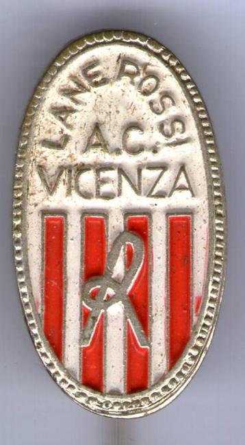 Lane Rossi A.C. Vicenza zilverkleur voetbal speldje( Z_122 ) beschikbaar voor biedingen