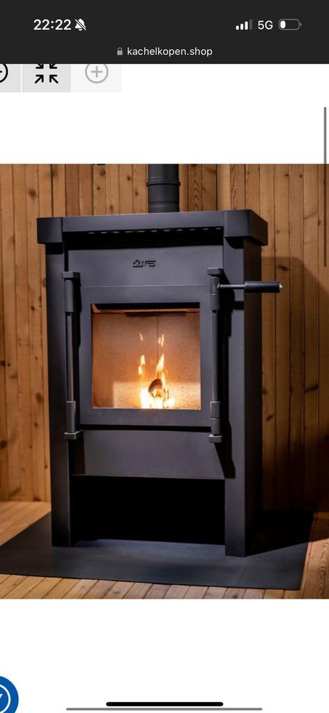 Pelletkachel Jacobus 6 met weinig branduren!!, Huis en Inrichting, Kachels, Zo goed als nieuw, Pelletkachel, Overige brandstoffen