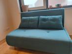Zgan. Mooie Made Haru 2-zits slaapbank, petrol, 120 breed, Huis en Inrichting, Slaapkamer | Slaapbanken, Ophalen of Verzenden