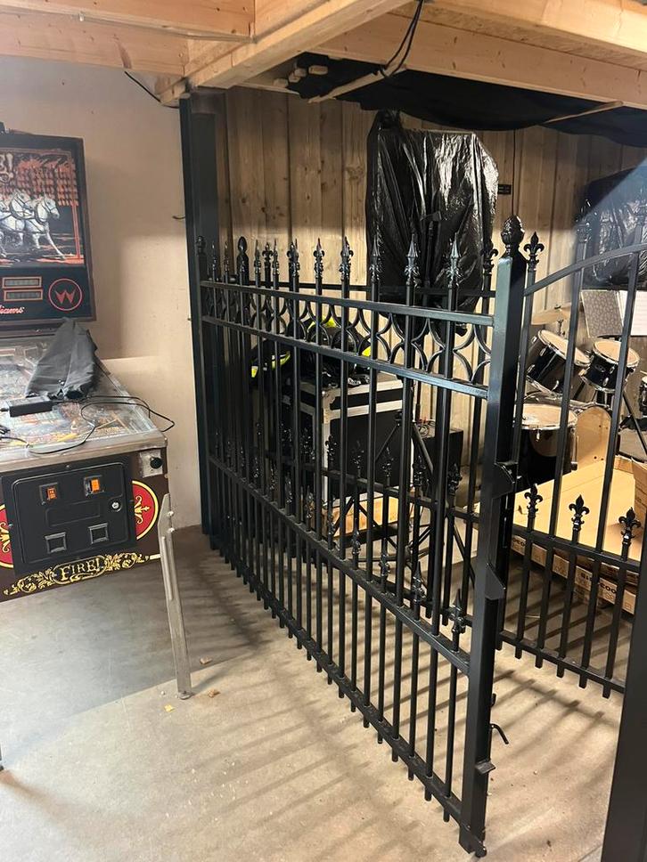 AANBIEDING AANBIEDING B KEUS TUINPOORT SIERPOORT INRIJPOORT, Tuin en Terras, Tuinpoorten, Nieuw, Draaipoort, IJzer, 100 tot 150 cm