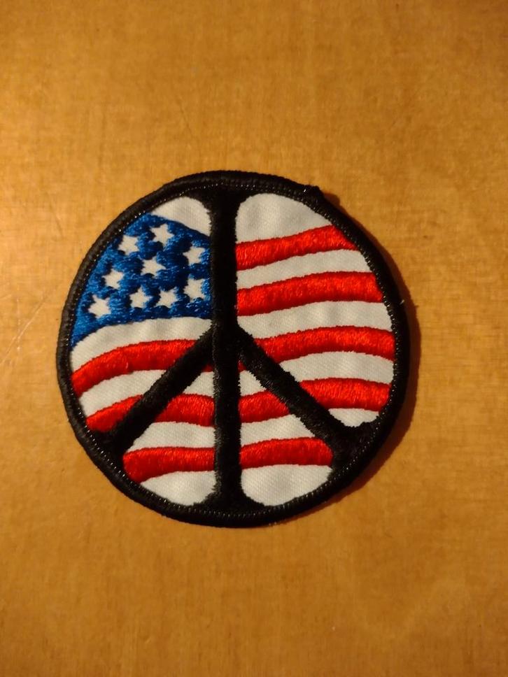 vintage peace patch ( Vietnam) €10, Verzamelen, Militaria | Algemeen, Luchtmacht, Embleem of Badge, Amerika, Ophalen of Verzenden