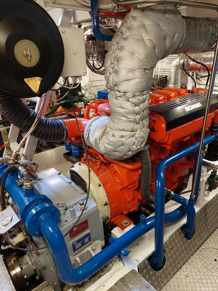 Scania D13-080M, scheepsmotor, Watersport en Boten, Buiten- en Binnenboordmotoren, Gebruikt, Diesel, 30 pk of meer, Ophalen of Verzenden