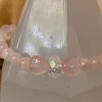 Morganiet bergkristal beschermt liefde voorspoed uniek magie, Sieraden, Tassen en Uiterlijk, Armbanden, Met edelsteen, Nieuw, Ophalen of Verzenden