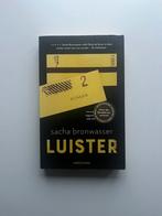 Luister, Sacha Bronwasser, Boeken, Romans, Ophalen of Verzenden, Nieuw, Sacha Bronwasser, Nederland