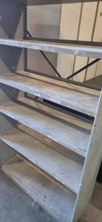 2x metalen stellingkast magazijn schappenkast afm 200x100x42, Ophalen, Gebruikt