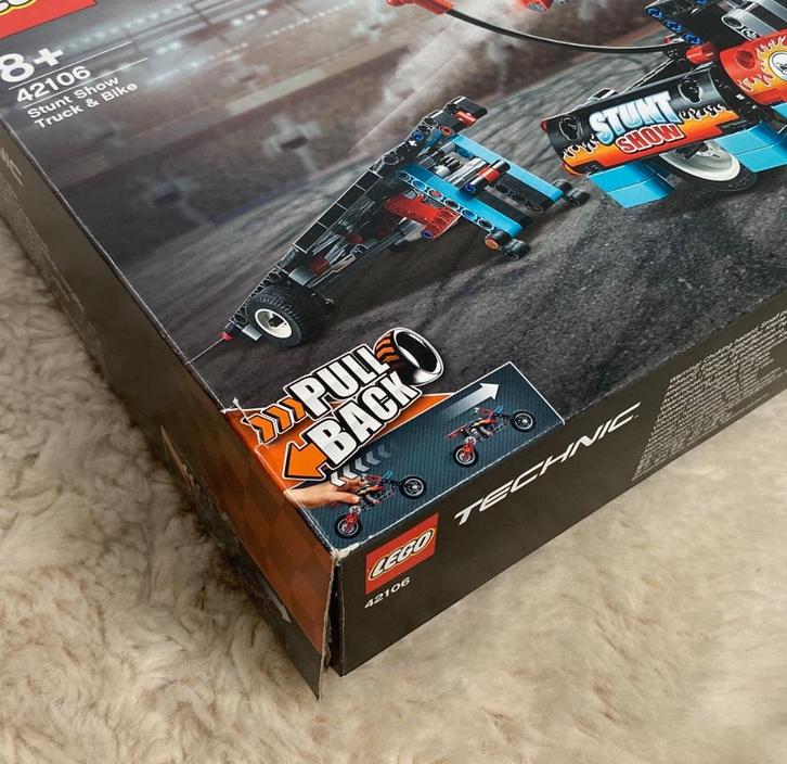 LEGO Technic Stunt Show Truck & Bike, Kinderen en Baby's, Speelgoed | Duplo en Lego, Gebruikt, Lego, Complete set, Ophalen of Verzenden