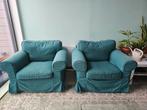 Gratis lounge stoelen. Relax fauteuil. Ikea. Extra hoezen, Ophalen, Gebruikt, Twee, Blauw