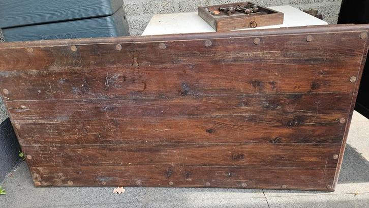 Antieke Houten Tafel 80x160, Antiek en Kunst, Antiek | Meubels | Tafels, Ophalen