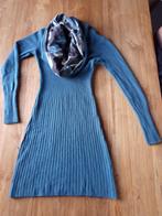 Warme trui jurk turquoise M, Maat 38/40 (M), Blauw, Fillungo, Ophalen of Verzenden