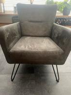 Te koop groen/grijze fauteuil, Ophalen, Zo goed als nieuw