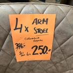 Nieuwe eetkamerstoelen 30 tot 70% korting – showroommodel, Huis en Inrichting, Stoelen, Ophalen, Leer, Nieuw, Grijs