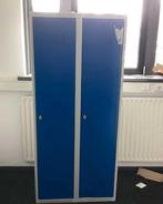 Acial Lockerkast 2-deurs 180x80x50cm Blauw/Grijs, Ophalen, Gebruikt