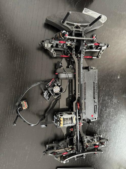 Infinity IF14-II Team + IF15W + Sanwa Exzes Z-III + Hudy, Hobby en Vrije tijd, Modelbouw | Auto's en Voertuigen, Nieuw, Auto, Groter dan 1:32