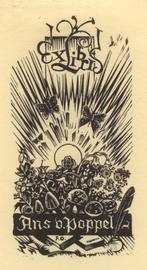 0588 Ex Libris Nederland : Harry Corvers, 1945, Antiek en Kunst, Kunst | Etsen en Gravures, Verzenden