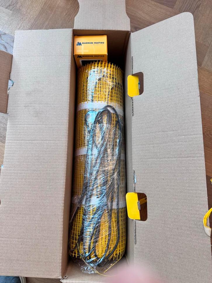 3m2 Magnum vloerverwarming met wifi thermostaat, Doe-het-zelf en Verbouw, Verwarming en Radiatoren, Nieuw, Overige typen, 200 tot 500 watt