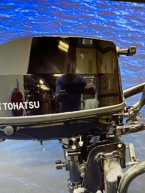 TOHATSU   Bj 2023 viertakt 5 PK kortstaart: VOORDELIG 749,0., Watersport en Boten, Buiten- en Binnenboordmotoren, Zo goed als nieuw