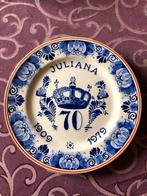 Bord tgv Juliana ‘s 70 ste verjaardag, Ophalen of Verzenden, Servies