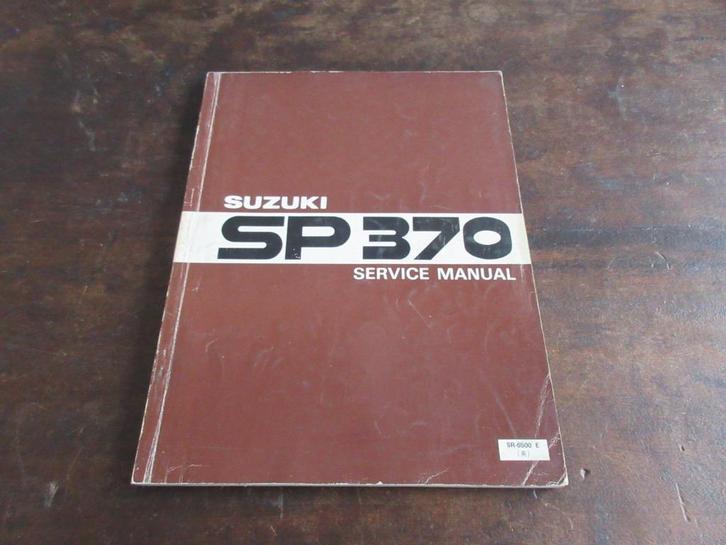 Suzuki SP370 werkplaatshandboek manual, Motoren, Handleidingen en Instructieboekjes, Suzuki, Ophalen of Verzenden