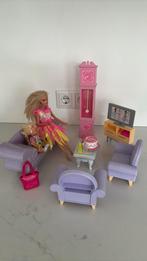 Barbie meubeltjes zitkamer, Ophalen of Verzenden, Zo goed als nieuw, Toebehoren