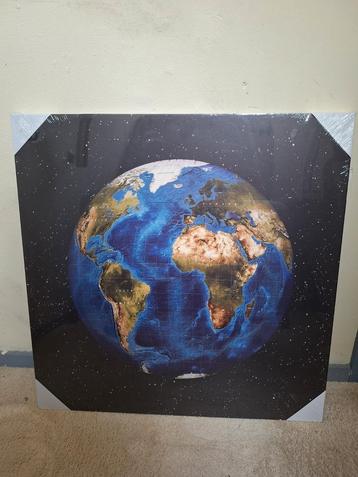Aarde Schilderij / Print - 40x40cm beschikbaar voor biedingen