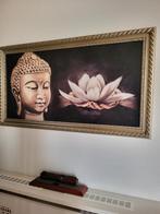 Boeddha en Lotus Schilderij, Antiek en Kunst, Ophalen of Verzenden