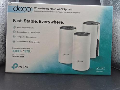 TP-Link Deco M4 AC1200 Home Mesh 3 Wifi Versterkers nieuw!, Computers en Software, WiFi-versterkers, Nieuw, Ophalen