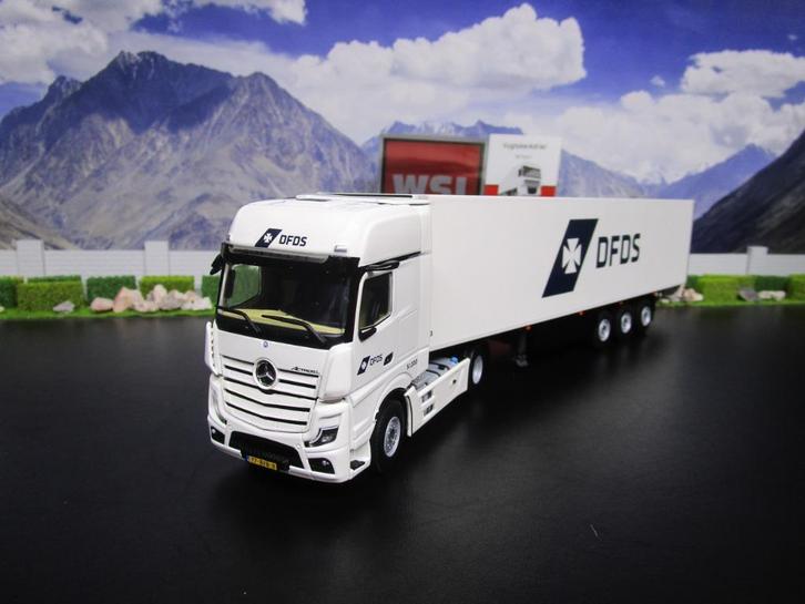 Wsi 01-4546 Mercedes-Benz MP5 Giga Space , DFDS, Hobby en Vrije tijd, Modelauto's | 1:50, Nieuw, Bus of Vrachtwagen, Wsi, Ophalen