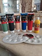 6 tubes Acrylverf van Bleiswijck, Hobby en Vrije tijd, Schilderen, Ophalen of Verzenden, Zo goed als nieuw
