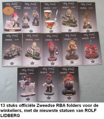 ROLF LIDBERG, serie officiële RBA winkel verkoop folders beschikbaar voor biedingen