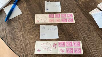 Verzameling postzegelboekjes Belgie zie foto’s beschikbaar voor biedingen
