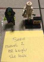 Lego serie 2 marvel mr. Knight en she hulk, Kinderen en Baby's, Ophalen, Zo goed als nieuw, Lego