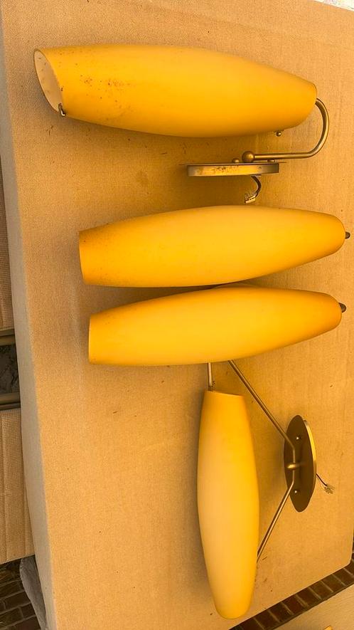 4 lampen gratis op te halen, Huis en Inrichting, Lampen | Wandlampen, Gebruikt, Glas, Metaal, Ophalen