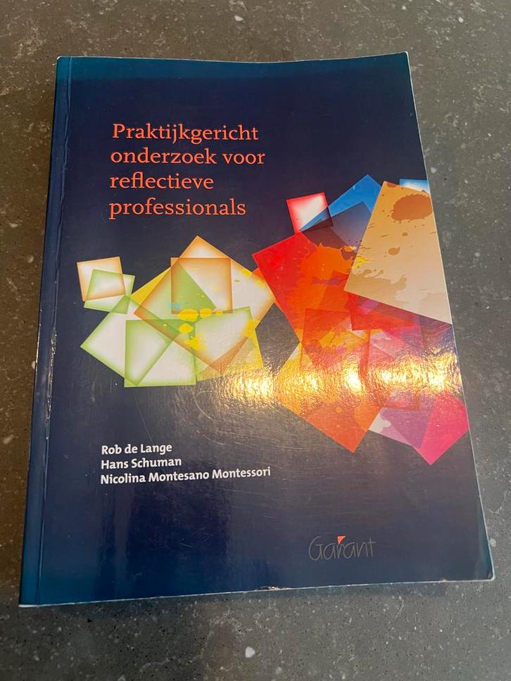 Praktijkgericht onderzoek voor reflectieve professionals, Boeken, Studieboeken en Cursussen, Zo goed als nieuw, HBO, Ophalen of Verzenden