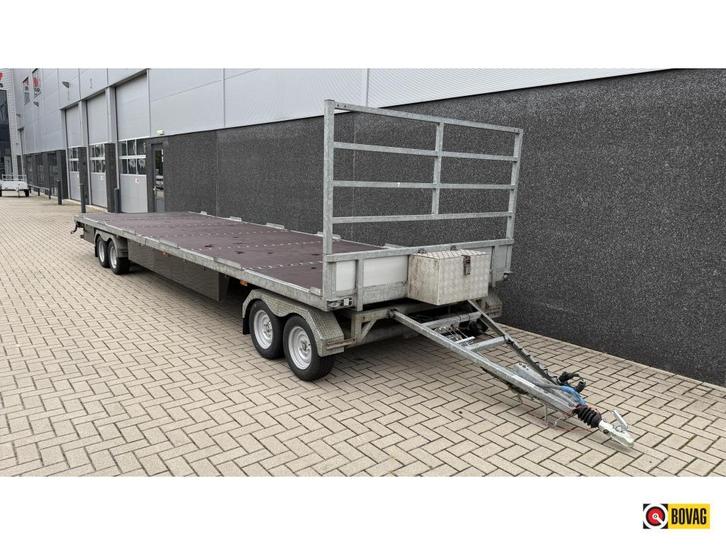 Schamel aanhanger 795x220cm 3500kg technisch 100% +rijplaten, Auto diversen, Aanhangers en Bagagewagens, Gebruikt