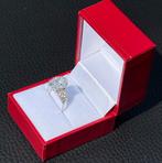 18karaat gouden ring met VS1 diamant 4.72ct! IGI certificaat, Wit, Nieuw, Ophalen of Verzenden, 17 tot 18